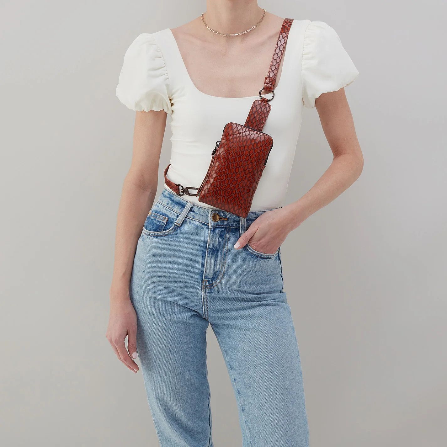 DIXON PHONE SLING Tortoise Crossbody