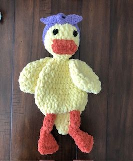 Yellow Duck w/Purple Headband