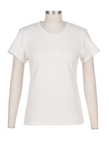 Remington Relaxed Fit T-shirt, Color: Ivory, Size: XS