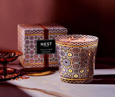 Moroccan Amber Decorative Luxury Candle