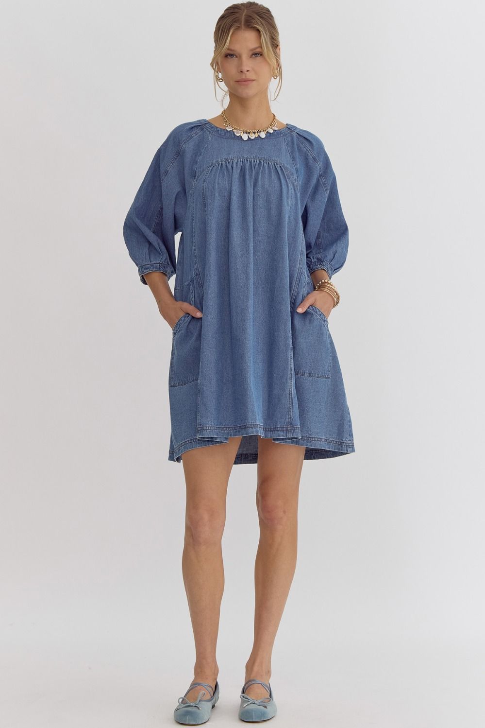 Denim Blue Dress