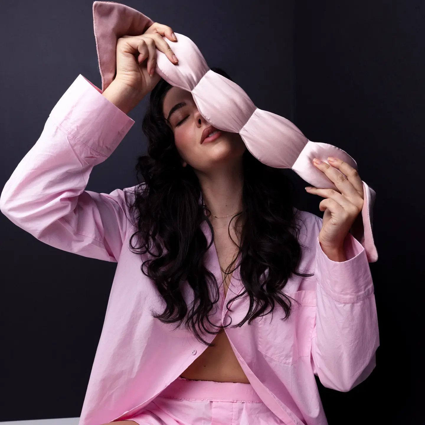 Silk Weighted Sleep Petal-Eye Mask