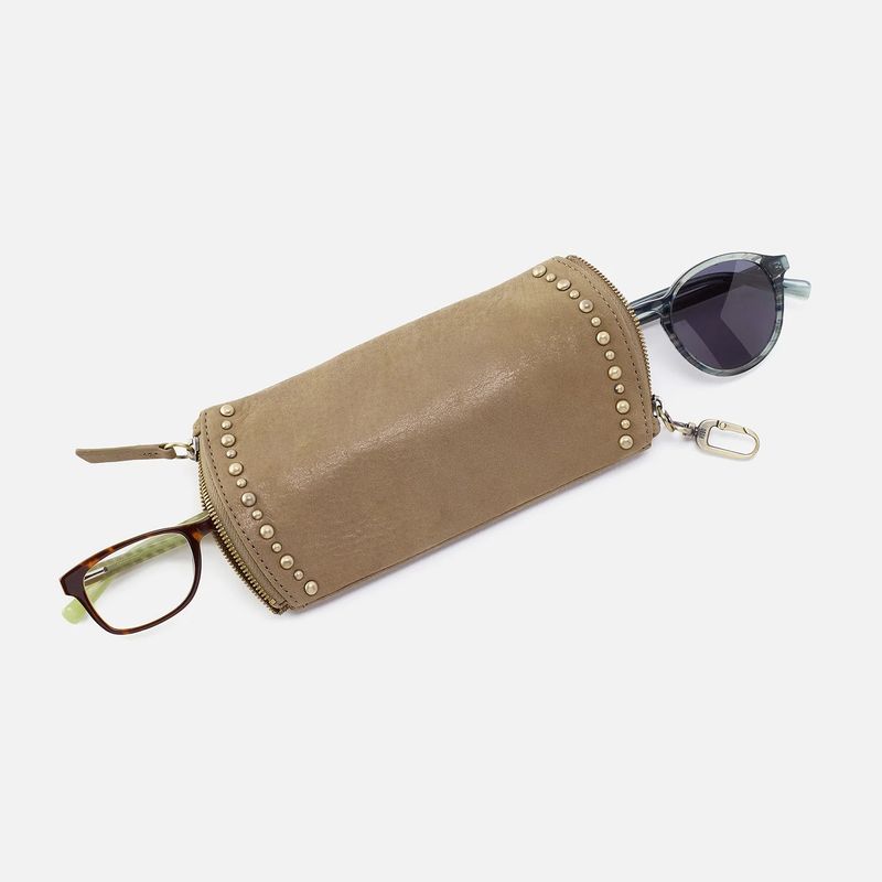 HOBO Spark Double Eyeglass Case Burnished Sage