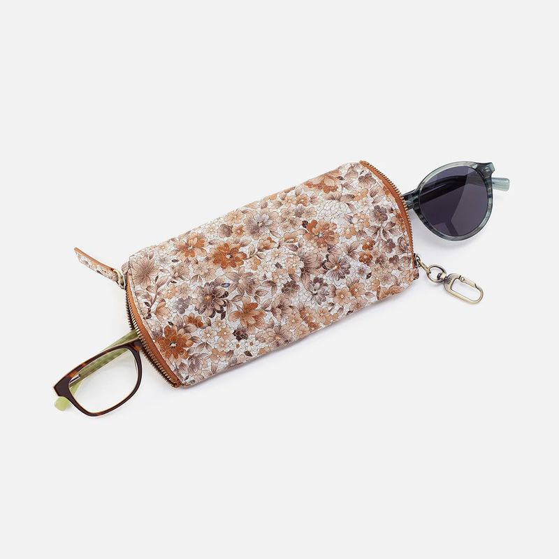HOBO Spark Double Eyeglass Case Sepia Bloom