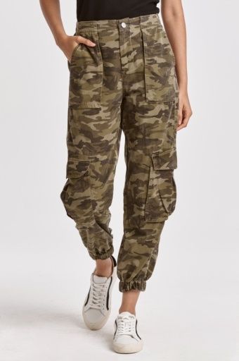 SANDY SUPER HR ANKLE TROUSER PANTS, Color: Hunter Camo, Size: Small