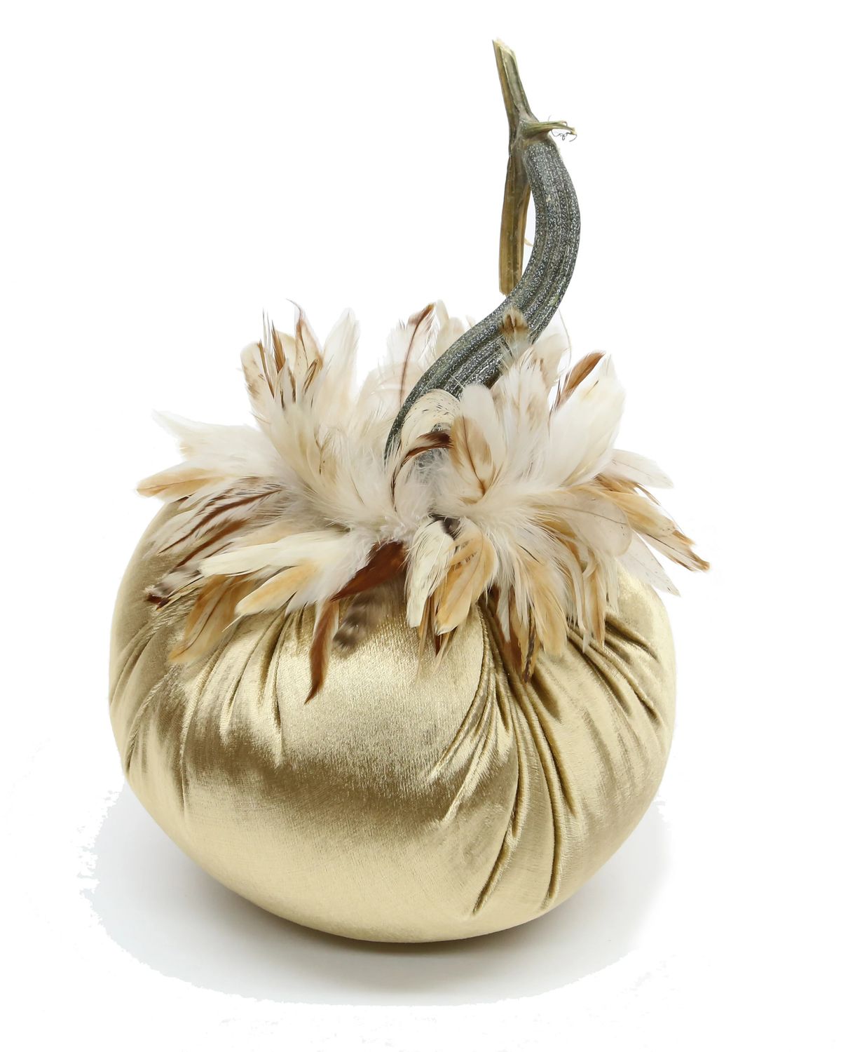 Hot Skwash Brass w/Ginger Collar Pumpkin 10&quot;