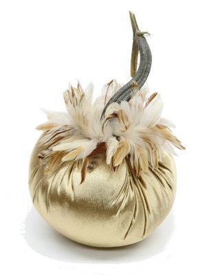 Hot Skwash Brass w/Ginger Collar Pumpkin 10&quot;