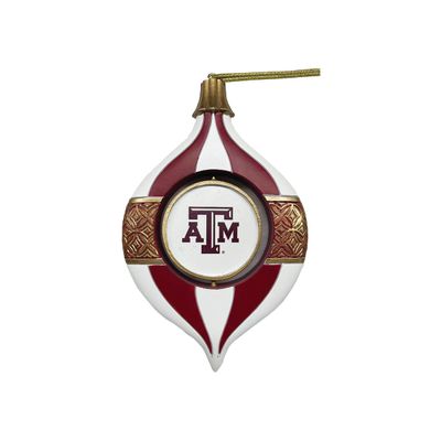 5.5″ Texas A&amp;M Spinning Bulb Ornament