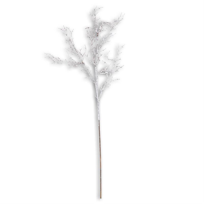 51" Flocked Snowy Branch