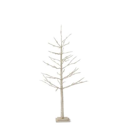 4&#39; Gold Glitter LED Christmas Tree w/Plug