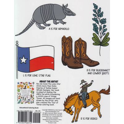 Texas A To Z - Coloring Book
