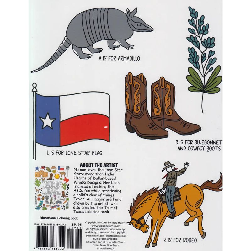 Texas A To Z - Coloring Book