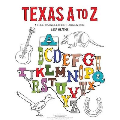 Texas A To Z - Coloring Book