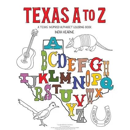 Texas A To Z - Coloring Book