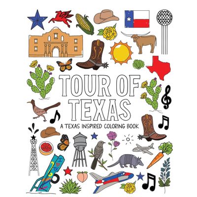 Tour of Texas Coloring Book