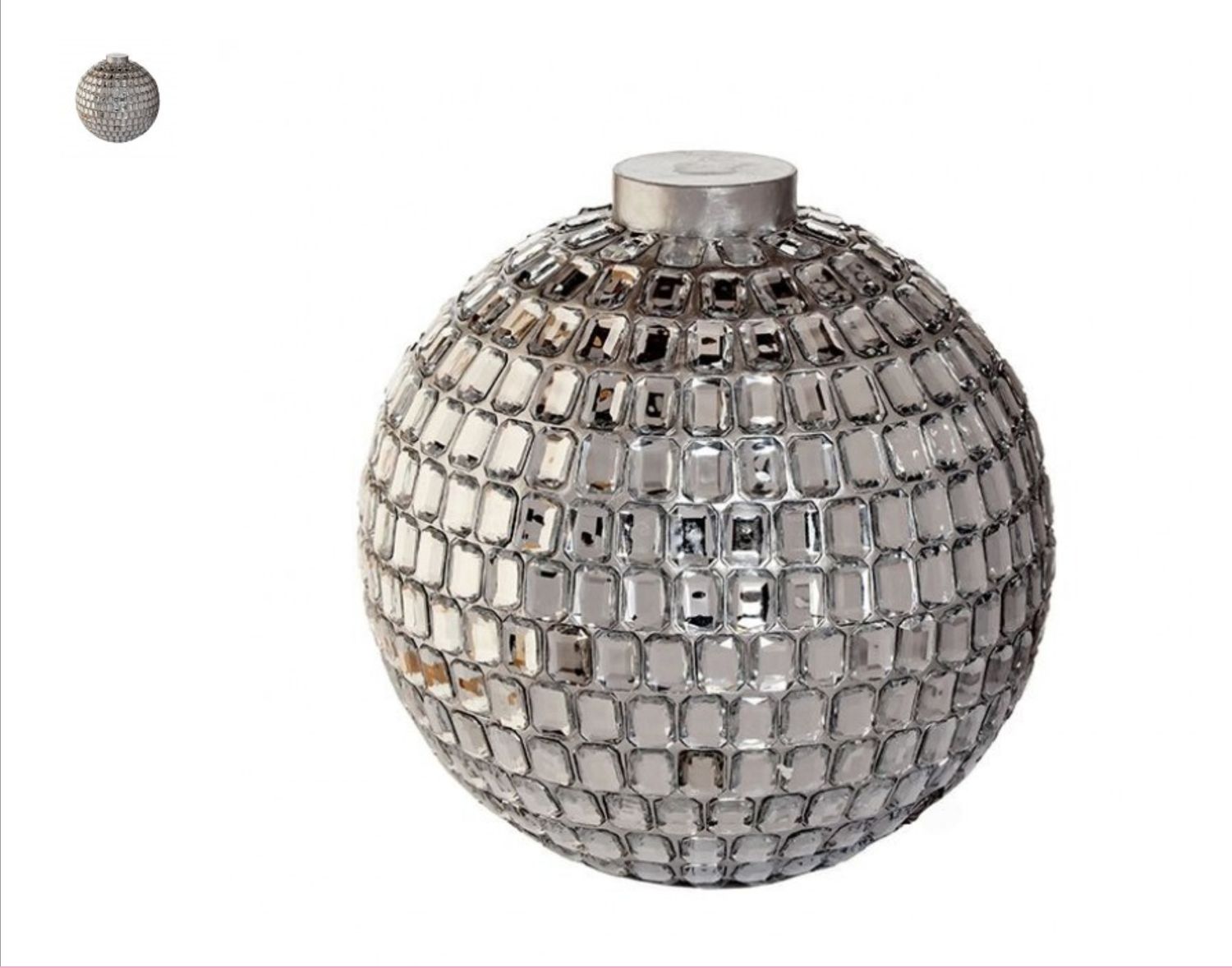 20&quot; Outdoor Ball Ornament w/Jewels