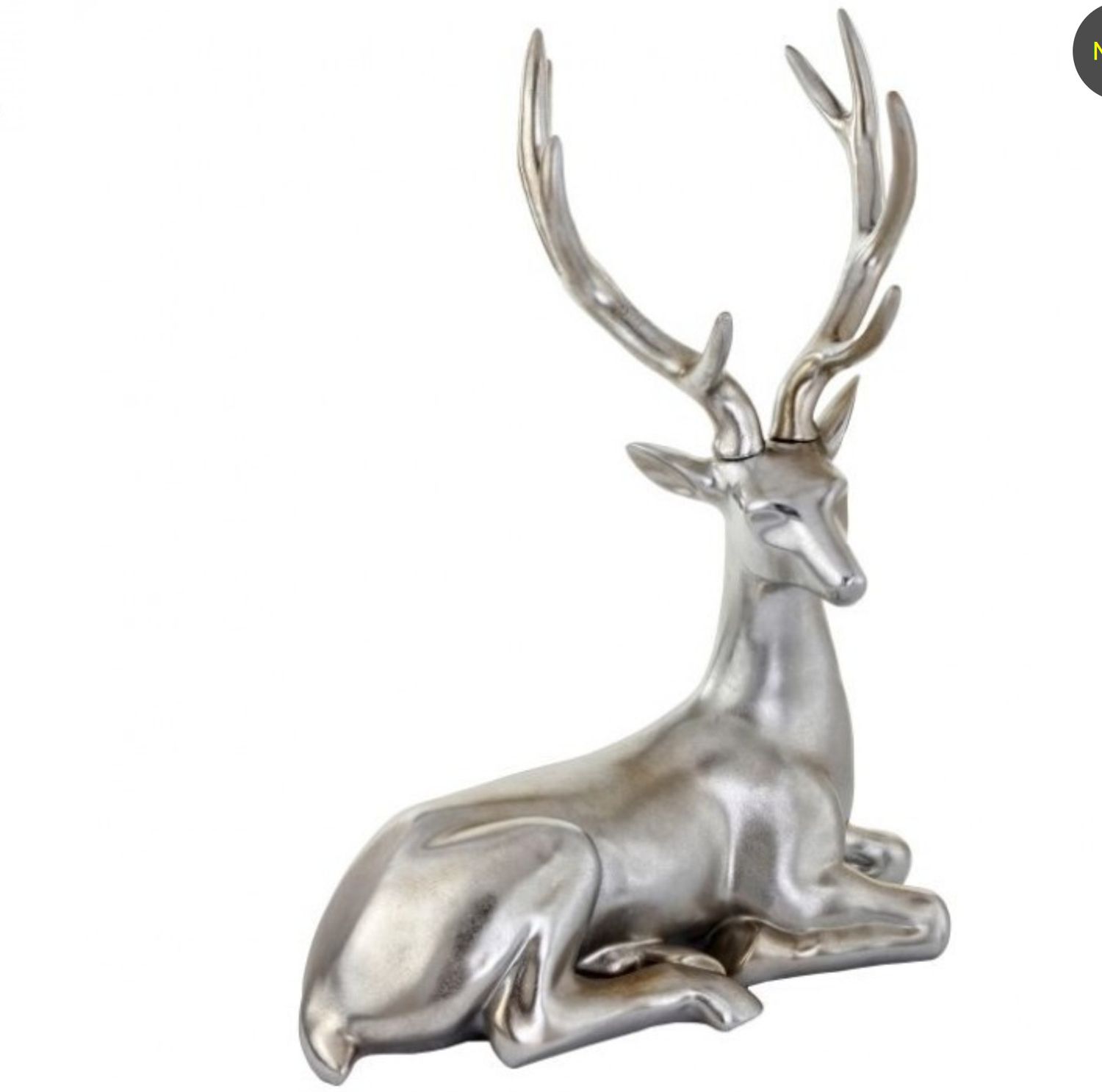 39&quot; Resin Indoor Sleek Laying Deer