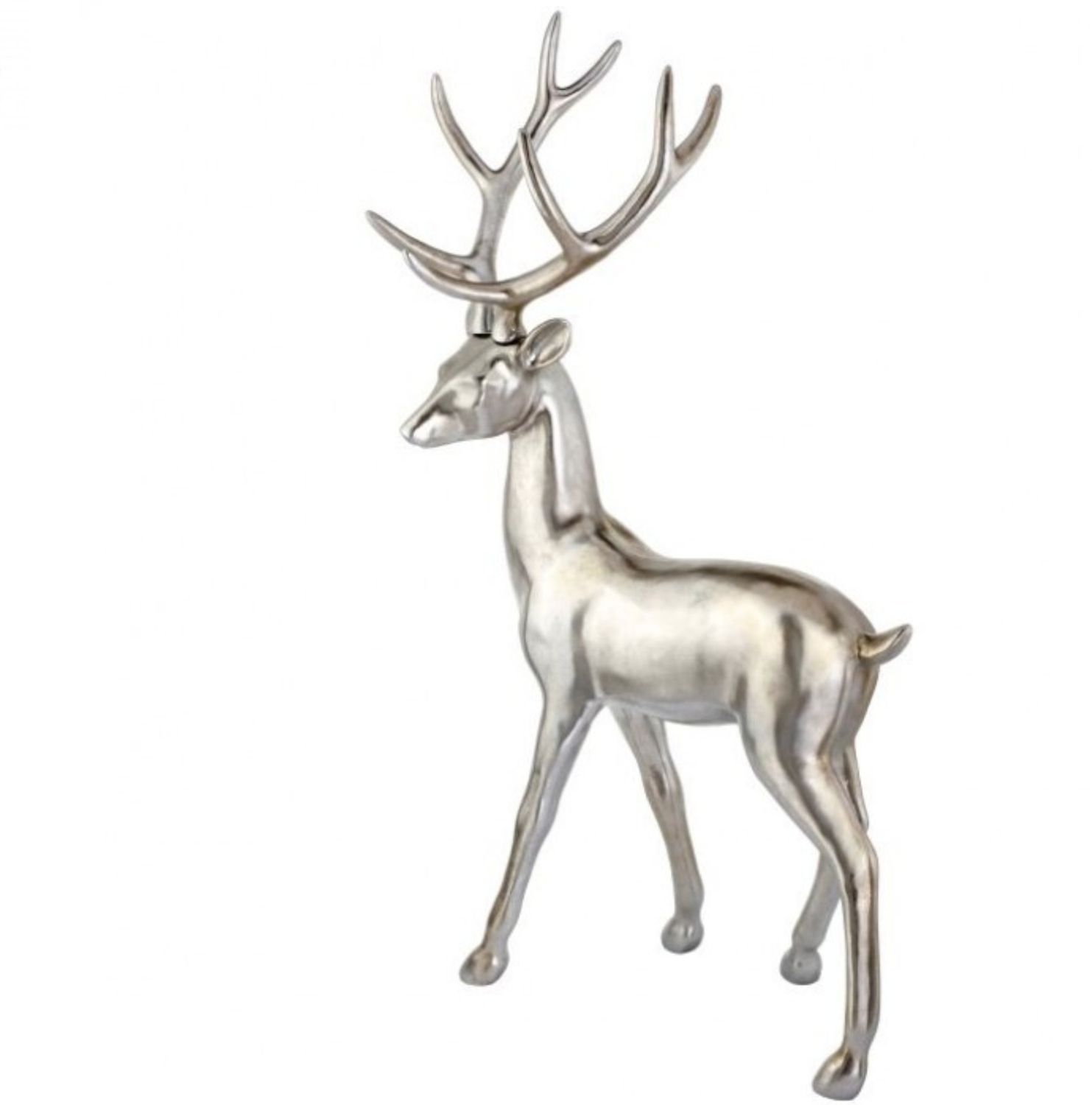 61&quot; Resin Indoor Sleek Standing Deer
