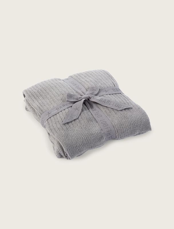 CozyChic Lite® Ribbed Throw Pewter