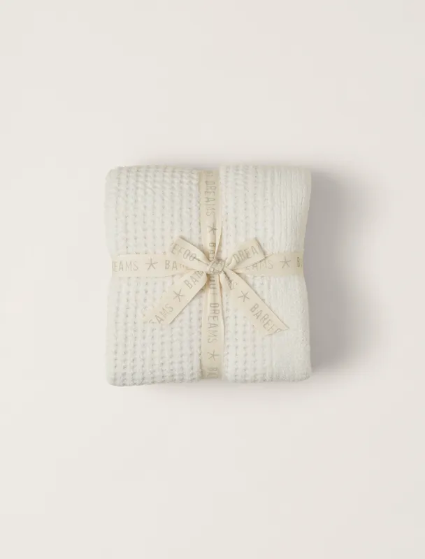CozyChic® Waffle Throw Cream
