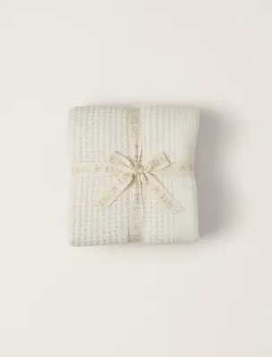 CozyChic® Waffle Throw Cream