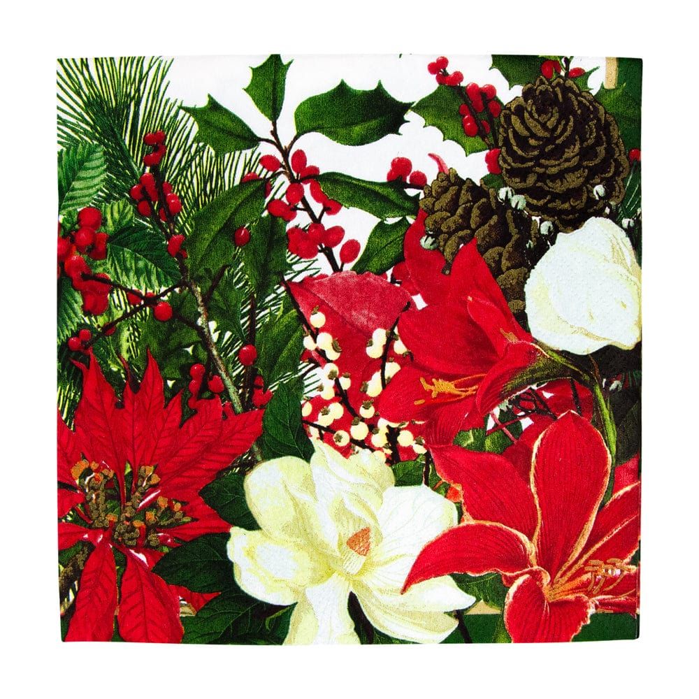 Christmas Garden Luncheon Napkins