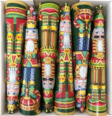Nutcracker Christmas Cone Crackers