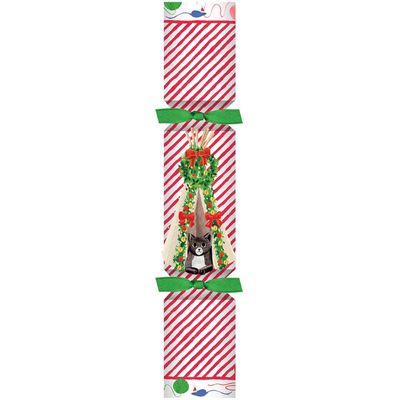 Cat Christmas Teepee Celebration Crackers