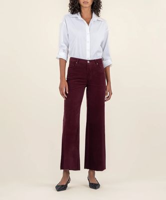 Meg HR Corduroy Wide Leg, Long Inseam