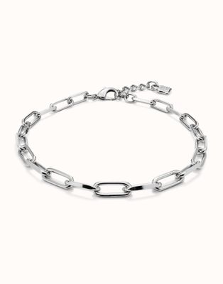 Ser Valiente Sterling Silver-Plated Chain w/Links