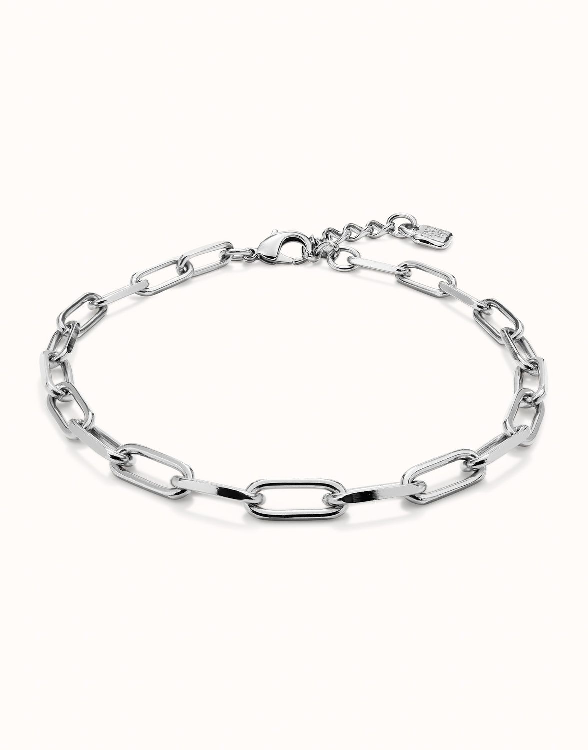 Ser Valiente Sterling Silver-Plated Chain w/Links