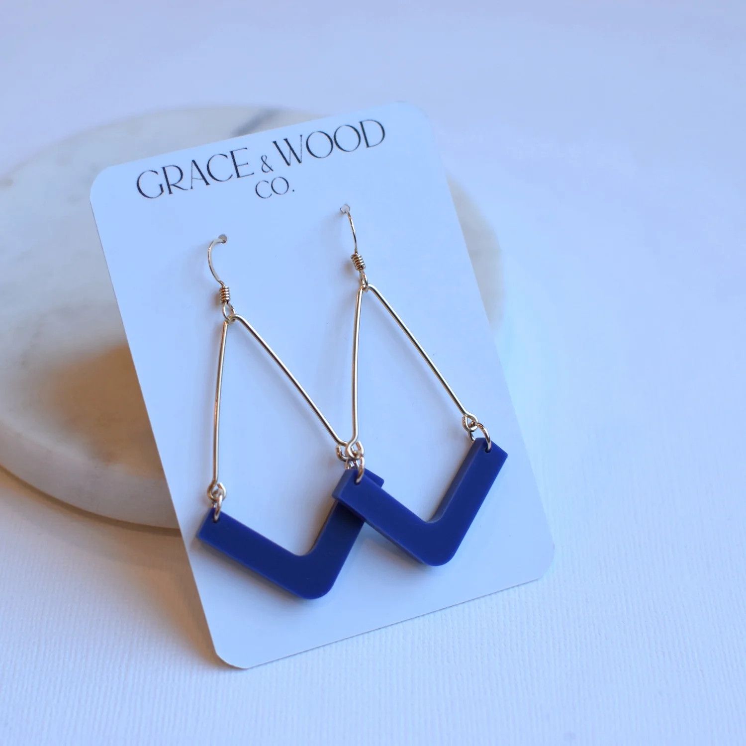 Navy Elegant Chevron