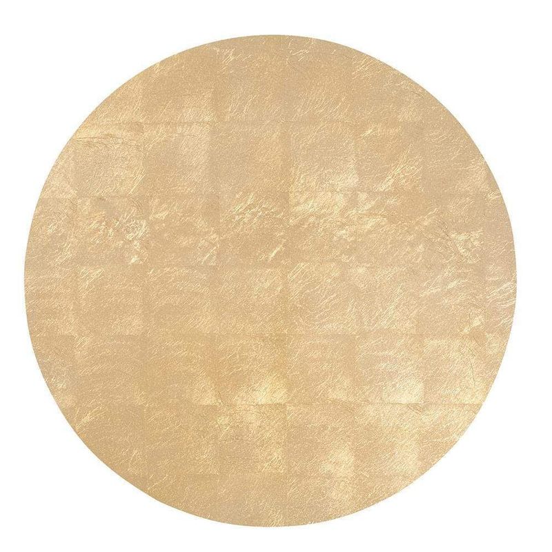 Gold Round Lacquer Placemat