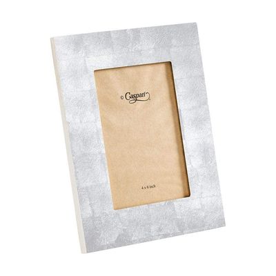 Silver Lacquer 4&quot; x 6&quot; Picture Frame