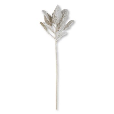 28.5&quot; Flocked Glittered Queen Protea Bud