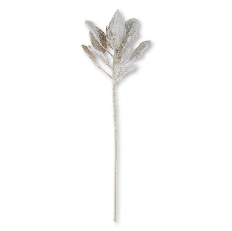 28.5" Flocked Glittered Queen Protea Bud