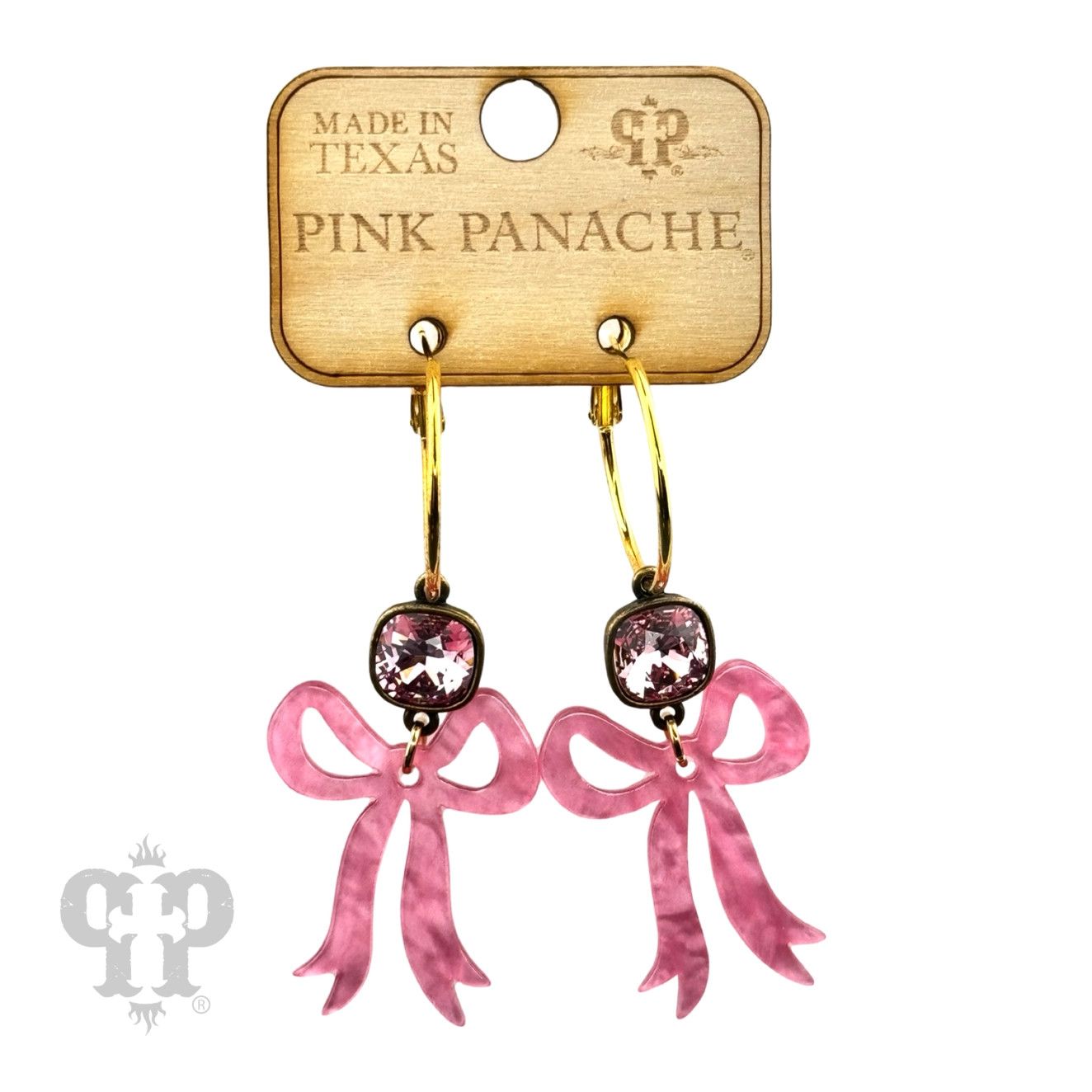 Acrylic Bow-Pink