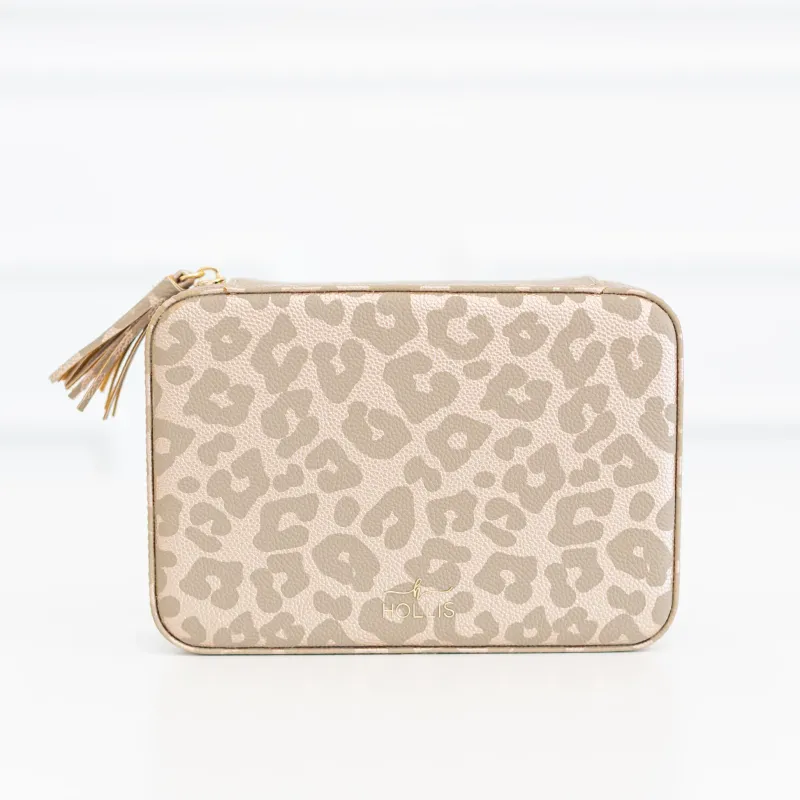 Hollis Jewelry Organizer Leopard