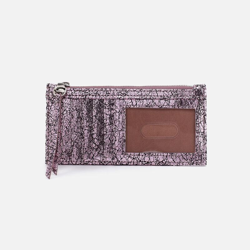 HOBO Carte Card Case Blush Crackle
