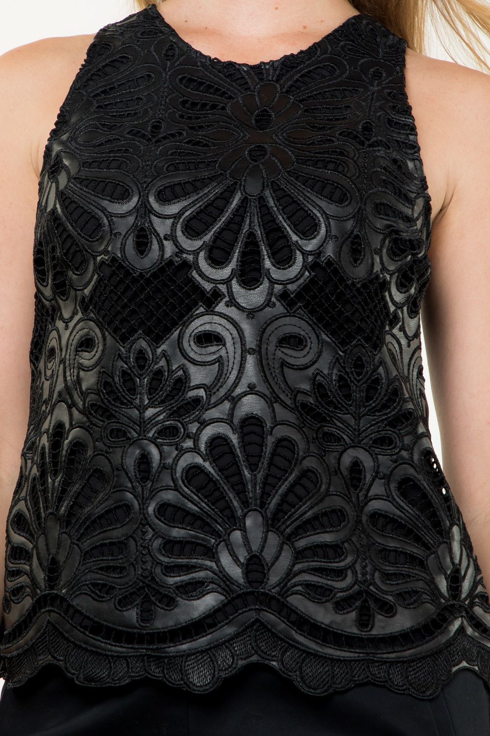 Lace Front Tank