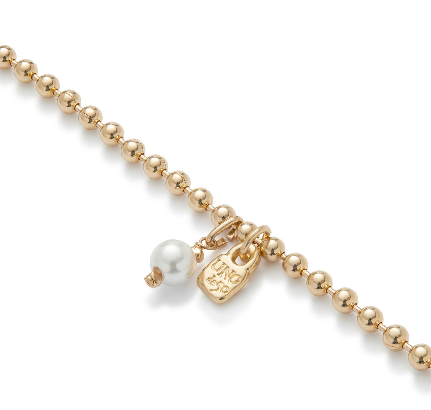 Ser Unico Gold Bracelet w/Pearl-M