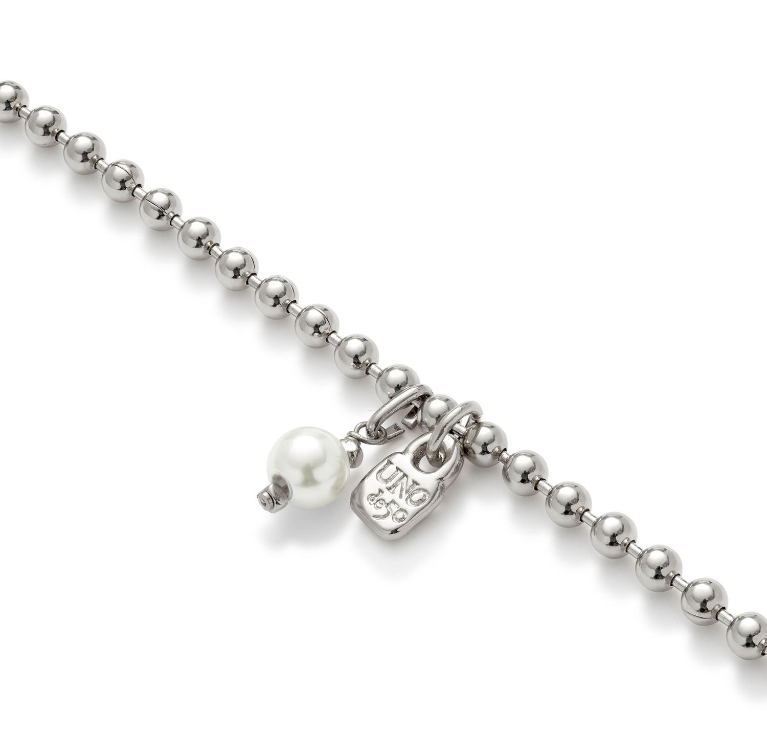 Ser Unico Silver Bracelet w/Pearl-M