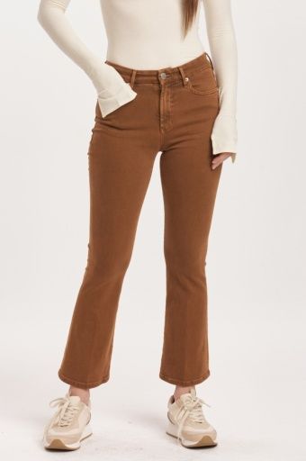 JEANNE HIGH RISE BURNT SIENNA JEAN, Size: 26