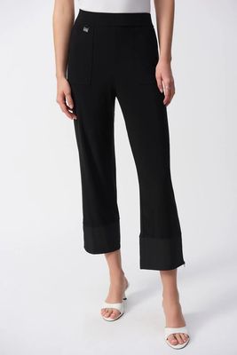 Silky Knit &amp; Memory Straight Pants