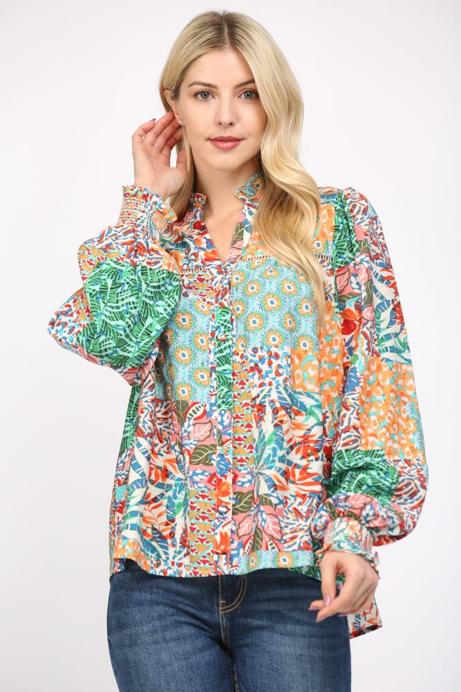 Patchwork Blouse