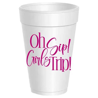 Oh Sip! Girls Trip! Cups- 10 Pack