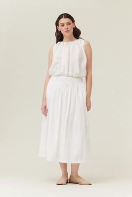 Smocked Waist Skirt