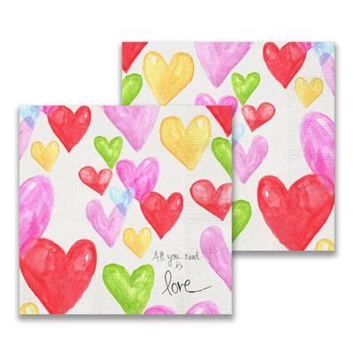 All You Need is Love Cocktail Napkin