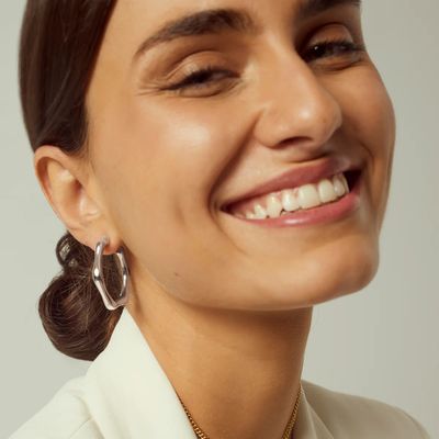Bamboo Hoop Earrings