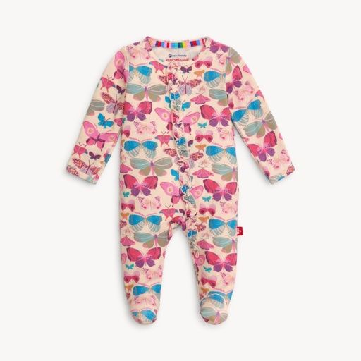 All A-Flutter Modal Footie w/Ruffle, Size: NB